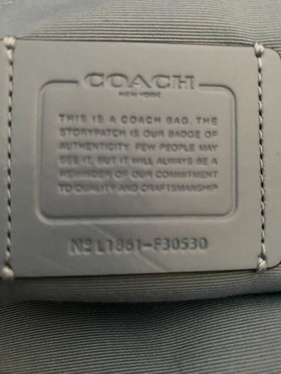 Coach Andi Mini Backpack in Ice Blue/Light Blue main image 7